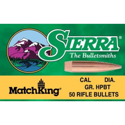 Sierra Bullets 6mm .243 - 107gr Hp-bt Match 100ct