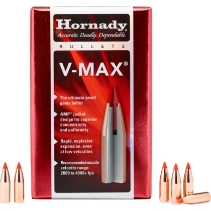 Hornady Bullets 5.45 Cal .2215 - 60gr V-max 100ct