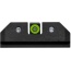 Xs R3d Cz P10 Green Tritium - Set Green Front Focus Ring