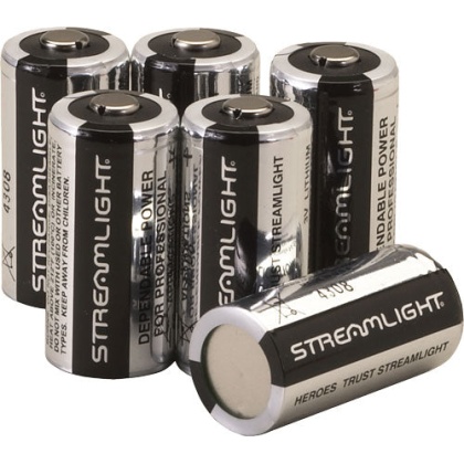 Streamlight Cr123a Batteries - Lithium 6-pack