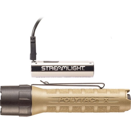 Streamlight Poly-tac X Usb - Light White Led Coyote Brown