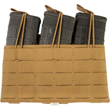 Grey Ghost Triple Mag Panel - 5.56 Mag Pouch Laminate Coyote