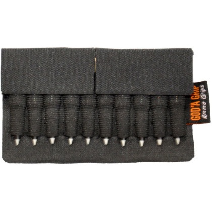 God\'a Grip Ammo Grip Standard - 10 Shell Holder Black W- 3m