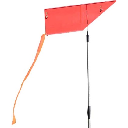 Mtm Wind Reader Shooting Range - Flag Orange W-flag And Stake