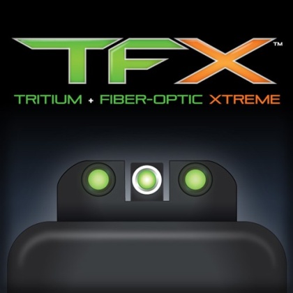 Truglo Sight Set Walther Ccp - Tfx Tritium-fiber Optic Green