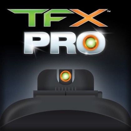 Truglo Sight Set Ruger Americn - Tfx Pro Green-orange Outline