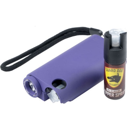 Guard Dog Olympian 3-in-1 Purp - Stun Gun-light-pepper Spray