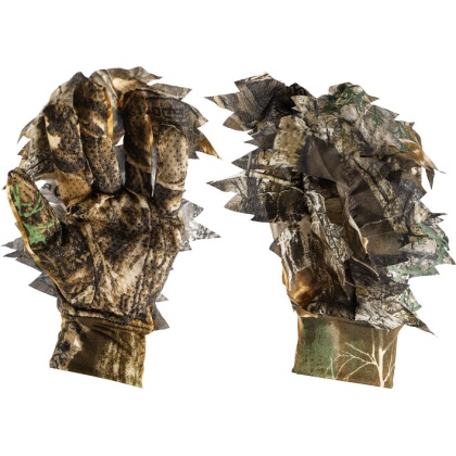 Titan 3d Leafy Gloves Real - Tree Edge