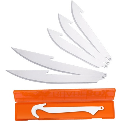 Outdoor Edge Rplcmnt Combo Bld - Set 3drop-2bone-1gut Hook