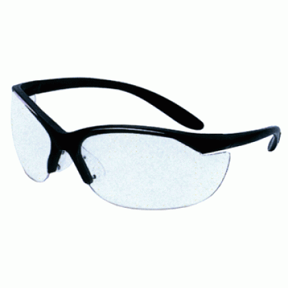 Howard Leight Vapor Ii Glasses - Black Frame-clear Lens