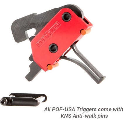 Pof-usa Trigger 3.5lb Straight - Drop-in W-kns Pins For Ar-15