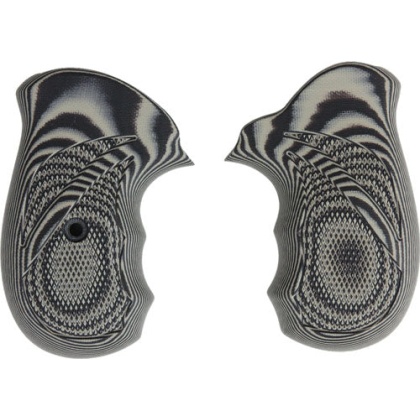 Pachmayr G10 Grips Ruger Sp101 - Grey-black Checkered