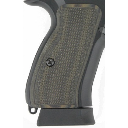 Pachmayr Dominator G10 Grips - Cz75 Compact Grn-blk Checker<