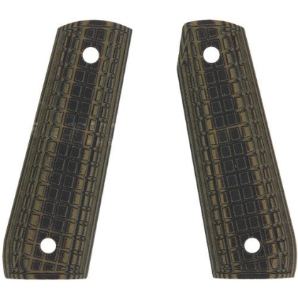Pachmayr Dominator G10 Grips - Ruger 22-45 Grn-blk Grappler<