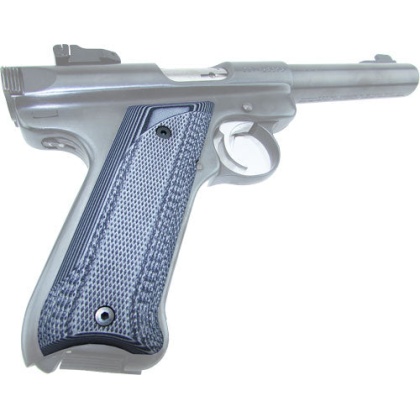 Pachmayr Dominator G10 Grips - Ruger Mk Ii-iii Gray-blk Chec<