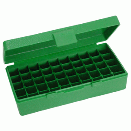 Mtm Ammo Box .45acp-.40sw-10mm - 50-rounds Flip Top Style Green