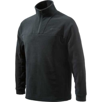 Beretta Jacket Fleece 1-2 Zip - Medium Black