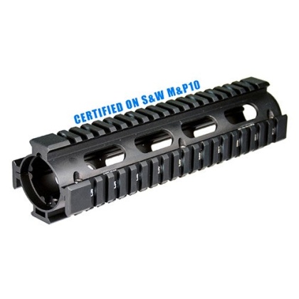 Utg Rail Picatinny Sw M&p10 - 2-pc Drop-in Mid-length