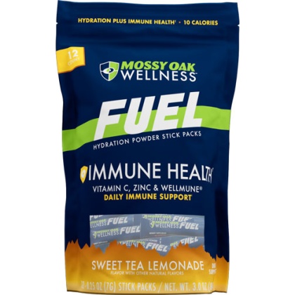 Mossy Oak Wellness Fuel Immune - Sweet Tea Lemonade 12 Stick Pk