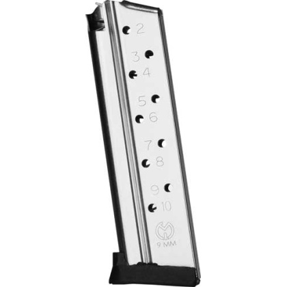 Metalform Magazine 1911 Govt. - 9mm 10rd S-s Removable Base
