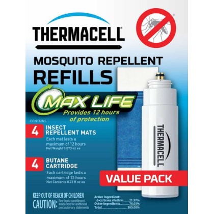 Thermacell Refill Unit Max - Life 48 Hour (4 Fuel4 Mats)