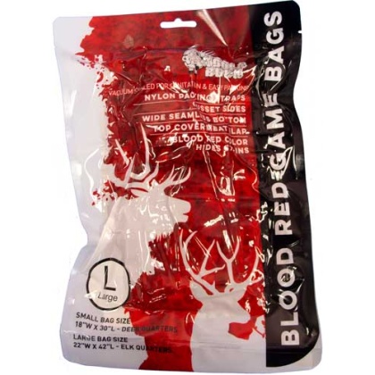 Koola Buck Anti-microbial Game - Bag Blood Red Large Single Bag