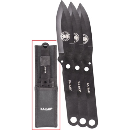 Ka-bar Throwing Knife Set 3 - Pack 9.375\