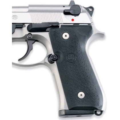 Beretta 92-96 Grip Panels - Rubber Black