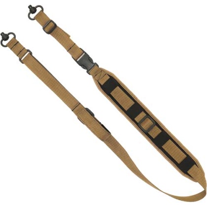 Grovtec Qs 2 Point Sentinel - Sling W- Pb Swivels Coyote Brn
