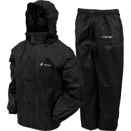 Frogg Toggs Rain & Wind Suit - All Sports 2x-large Blk-blk