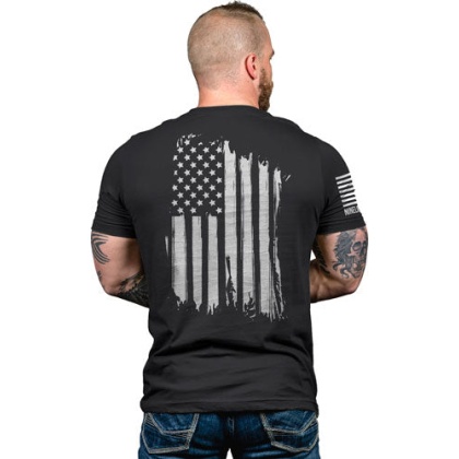 Nine Line Apparel America - Men\'s T-shirt Black Medium