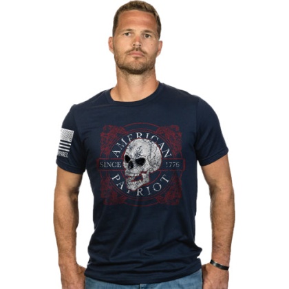 Nine Line Apparel Am Patriot - Men\'s T-shirt Navy 2x-large