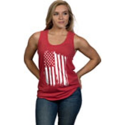 Nine Line Apparel America - Women\'s Tank Red Small