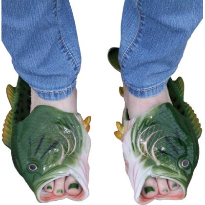 Rivers Edge Bass Fish Sandals - Adult Large  Size 11-12