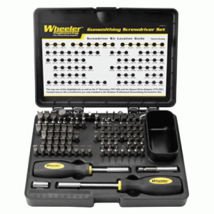 Wheeler Screwdriver Kit 89-pc - Professional Gunsmithing