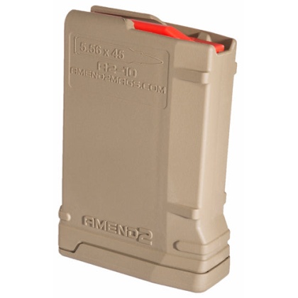 Amend2 Ar-15 Magazine 5.56x45 - 10 Rd Polymer Fde