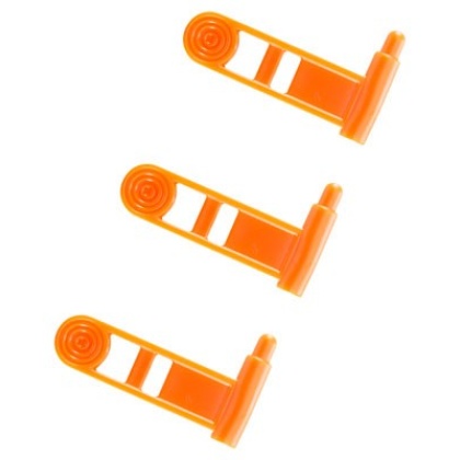 Ergo Grip Chamber Safety Flag - For Pistol Orange 3-pk