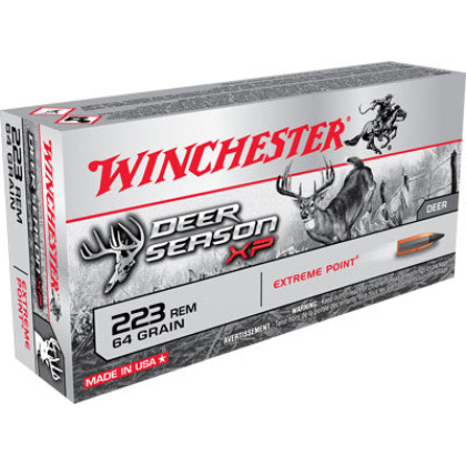 Win Ammo Deer Season Xp .223 - 64gr. Extreme Point 20-pack