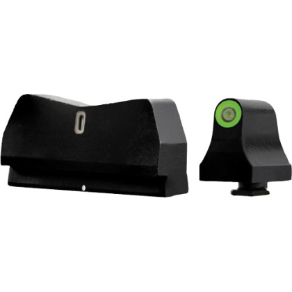 Xs Dxt2 Std Dot Glock 17-38 - Green Suppressor Hgt Exp Set