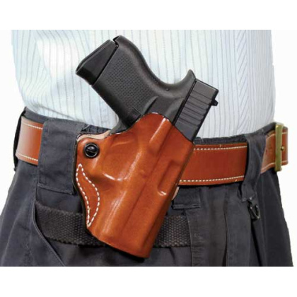 Desantis Mini Scabbard Holster - Rh Owb Leather M&p 4-4.25\