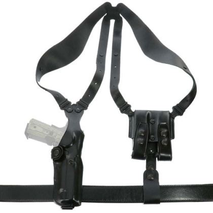 Galco Vertical Shoulder System - 4.0 Ambi Leather 1911 5\
