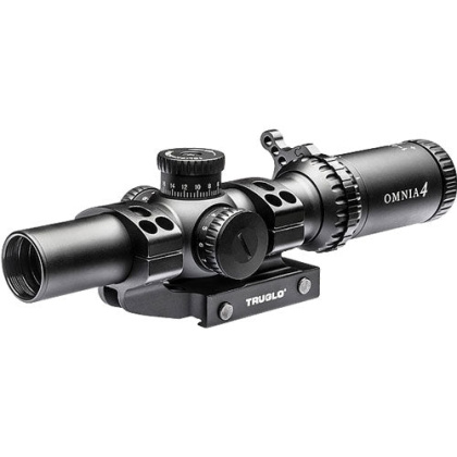 Truglo Omnia 1-4x24mm Scope - 30mm Tube Ir Sp W-1pc Mount Do