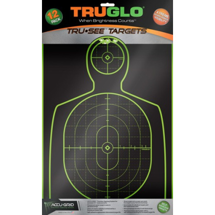 Truglo Tru-see Reactive Target - Handgunner 12\
