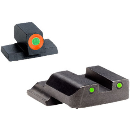 Ameriglo Tritium Spartan Oper. - Green-green S&w M&p (most)