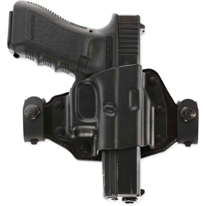 Galco Quick Slide Belt Holster - Rh Hybrid S&w M&p 9-40 Black