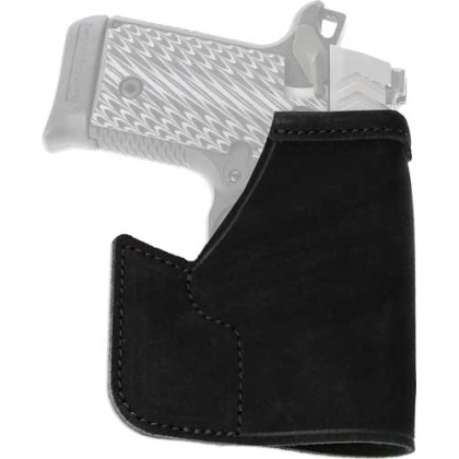 Galco Pocket Protector Holster - Rh Leather M&p Shld 9-40-45 Bl