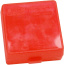 Mtm 100 Round .17hmr-.22mag - Ammo Box See Through Clear Red