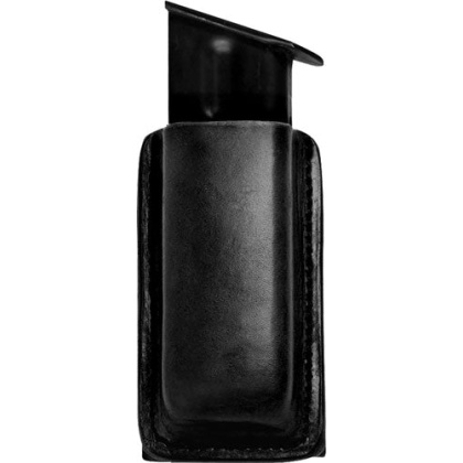 Tagua Single Mag Pouch Owb - Leather Most 9mm Black Ambi
