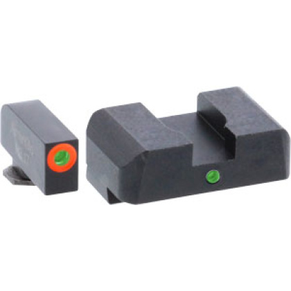 Ameriglo Tritium I-dot Set - Green-green Glock 17 & 22+
