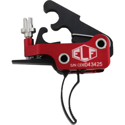 Elftmann Trigger Ar-9 Curved - Finger Adj 2.75-4lbs. Mil-spec